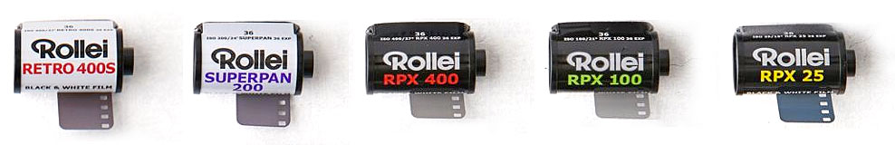 Rollei film lineup